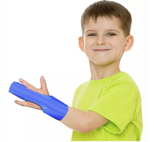 Inmovilizador Dedo 8-10 Años Ortopedia Ortho Peke's Color Azul