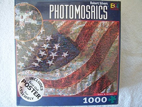 Fotomosaíco Estrellas Y Rayas Rompecabezas 1000pc