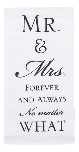 Mr. Mrs. Forever And Always - Toalla De Cocina De 18 X 22 Pu