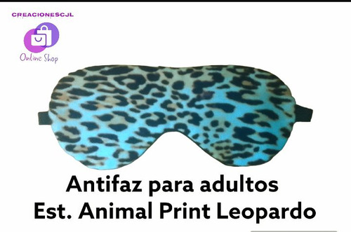 Antifaz Mascara Tapaojos Fiesta Pijama Fetish Animal Print