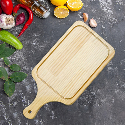 Jy Bandeja Para Servir Tabla De Cortar De Madera, Tabla De L