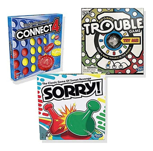 Classic Connect 4, Classic Sorry !, Y Classic Problem [inclu