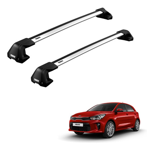 Rack Bagageiro Thule Evo Edge Kia Rio Hatch 2019 Em Diante