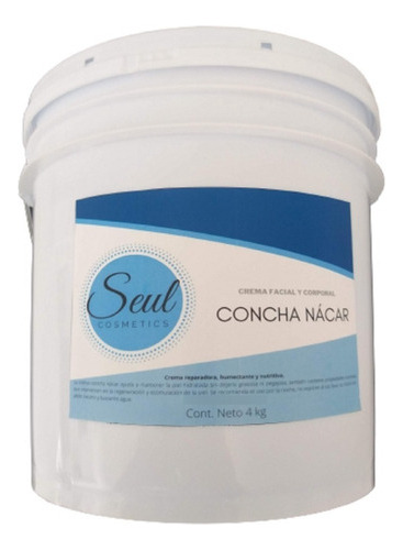  Crema Concha Nacar 4 Kilos Original  Cubeta