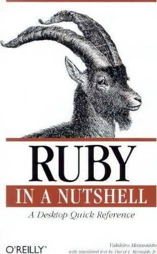 Ruby In A Nutshell, De Yukihiro Matsumoto. Editorial Oreilly Media Inc Usa, Tapa Blanda En Inglés