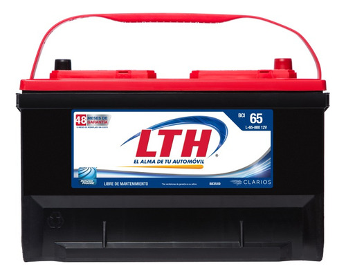Bateria Para Auto Lth Modelo L-65-800. Entrega En Cdmx.