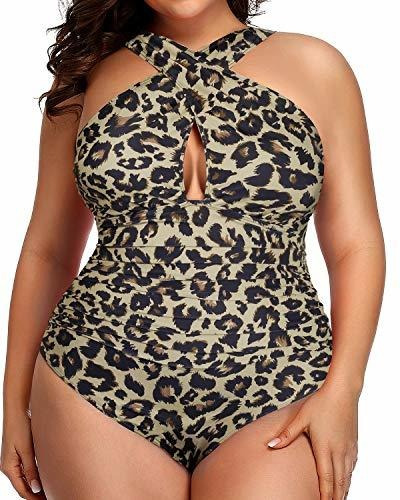 Daci Mujeres Más Trajes De Baño De Tamaño Leopard Tnxzf