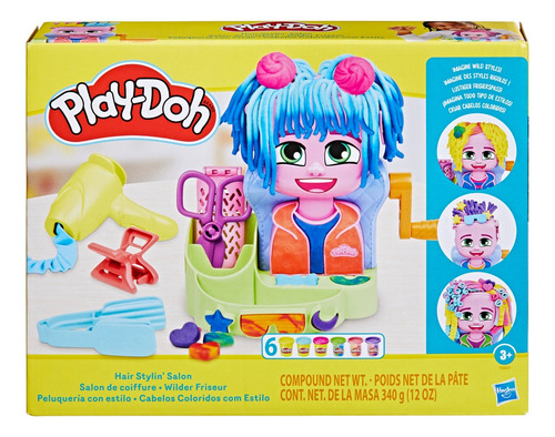 Play-doh Set De Juego Peluquería Con Estilo