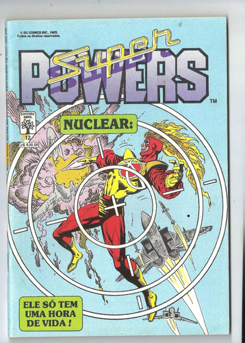 Gibi Hq Antigo Super Powers Número: 12 - Ano 1989 - X6