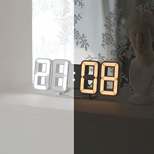 Mooas Pure Mini Dual (whiteywhite Gold) Reloj Led 3d, Reloj 