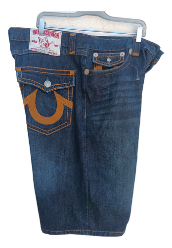 Bermuda True Religion 40 Adulto Mezclilla Algodón