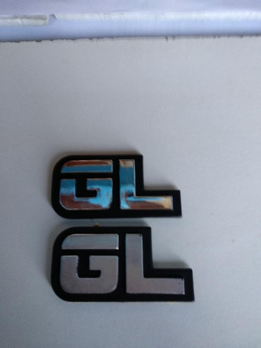 Insignias Gl Mate O Cromada De Baul De Ford Sierra Y Escort