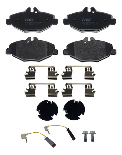 Balatas Orgánicas Del Mercedes E320 2005-2006 Trw