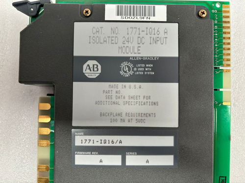 Módulo De Entrada Plc-5 Allen-bradley 1771-iq16