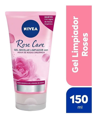 Gel Micelar Nivea Limpiador Agua De Rosas Orgánica 150 Ml Tipo de piel Todo tipo de piel