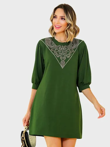 Vestido Bordado Pedraria MercadoLivre