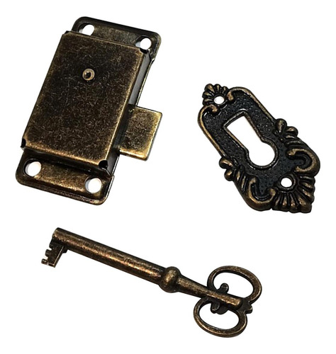 Cerradura Para Armario De Madera, Juego De 3 Verde Antiguo