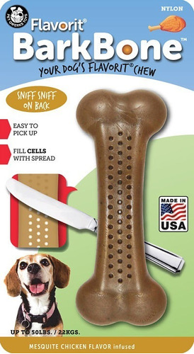 Pet Qwerks Juguete Perro Nylon Flavorit Barkbone Med Pollo