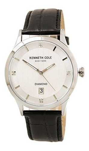 Kenneth Cole Reloj De Pulsera De Cuero Con Esfera C