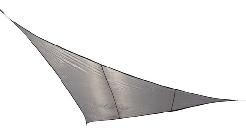 Shadow Canvas 3x3x3 M 95% impermeável, triângulo de velaria, cor cinza claro