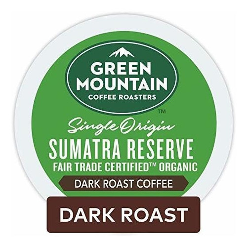 Green Mountain Coffee Roasters Sumatra Reserva Keurig Sola P