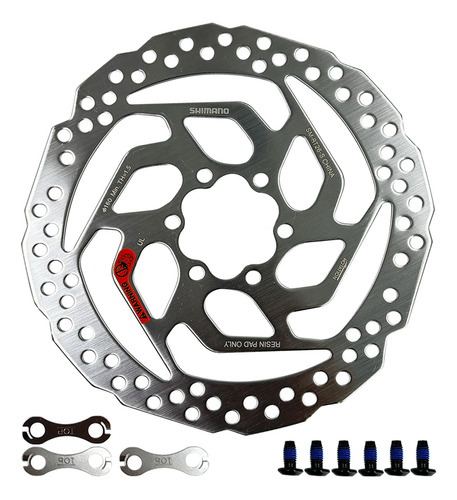 Disco de rotor Shimano SM-RT26 160 mm com 6 parafusos