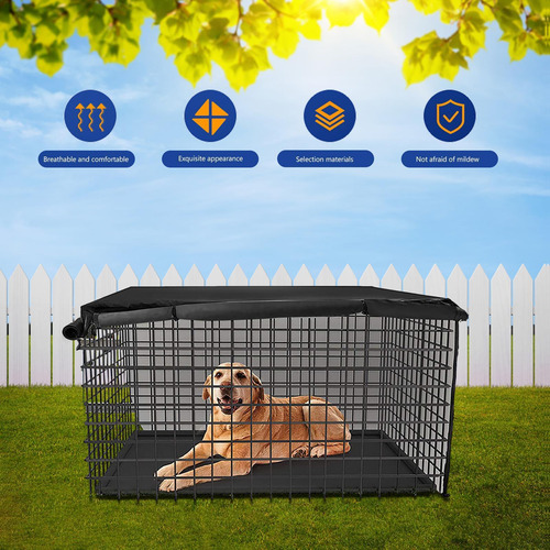 Waterproof Pet Cage Covers Dog Cage Protective Cover Fit For