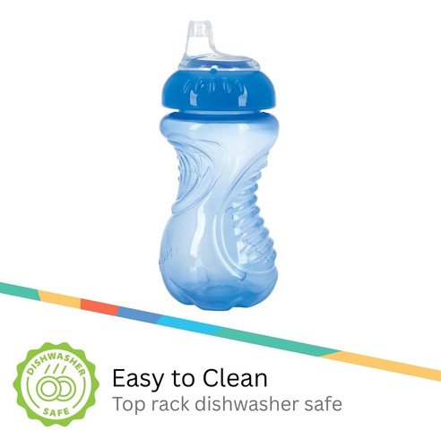 Nuby 3 Paquete Sin Derrame De Tazas Para Beber Para Niños A