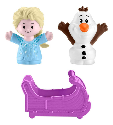 Little People Frozen Juguete Aventuras Trineo En Arendelle Multicolor