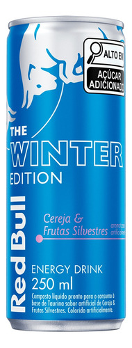Energético Cereja & Frutas Silvestres Red Bull Lata 250ml The Winter Edition
