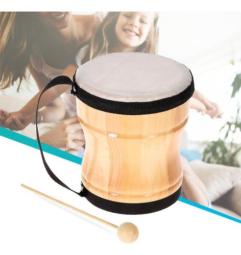 Tambor De Mão Bongos Com Alça Musical, Brinquedo Infantil De