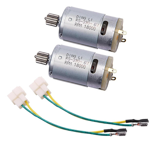 2 Uds 6v390 18000rpm Motor Eléctrico Rs390 6v Motor De Accio