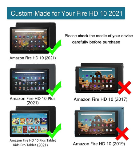 Forro Tablet Amazon Fire Hd 10 Pulgadas 2021 Goma Resistente