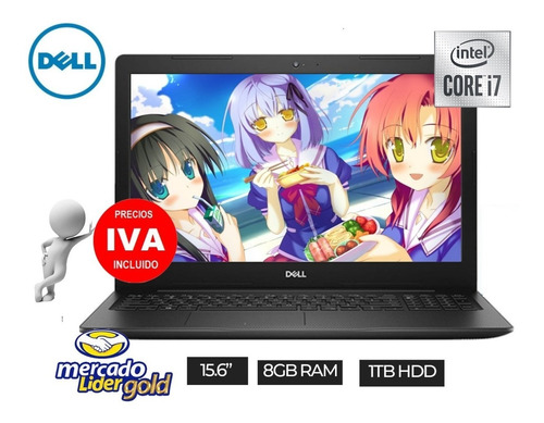 Imagen 1 de 8 de Laptop Portatil Dell Core I7 10ma Gen 8gb 1tb Led 15.6 Iva