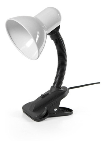 Lámpara Con Clip Pro Portátil Pinza Lectura Corriente 220v® Color de la estructura Blanco