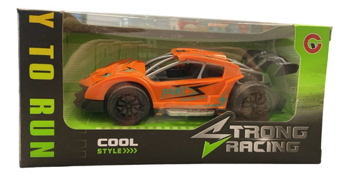 Autos De Colección Strong Racing - 54675 Color Naranja