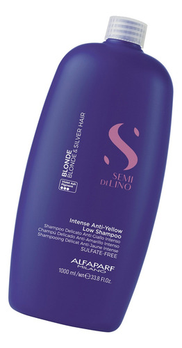 Alfaparf Semi Di Lino Blonde Silver Shampoo Matizador 1l 3c