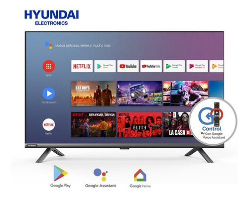 Tv Hyundai Led 43  Fhd Smart Android Tv Borderless
