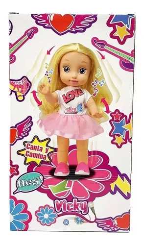 Muñeca que canta y sale camina