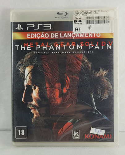 Metal Gear Solid V The Phantom Pain Original Novo Ps3