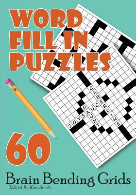 Libro Word Fill In Puzzles: 60 Brain Bending Grids - Stee...
