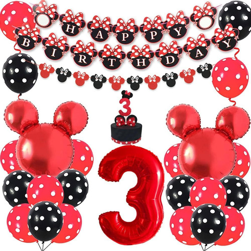 Decoraciones 3er Cumpleaños De Mickey Mouse,   Fiestas...