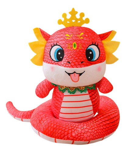 Ano Novo Chinês Brinquedo De Pelúcia 2025 Ano Vermelho