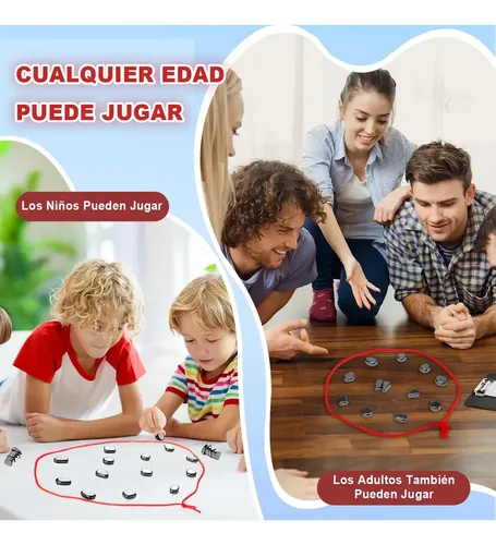 Juego De Ajedrez Magnético Portátil De 40 Piezas, Ideal Para Viajes, Campamentos Y Reuniones Familiares, Incluye Bolsa De Almacenamiento