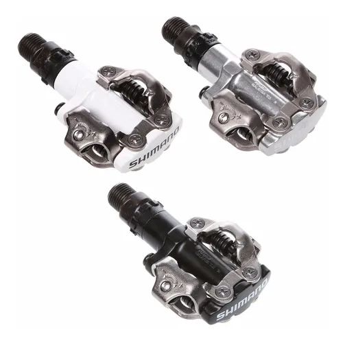 Pedales Pedal Para Bicicleta de Montaña SHIMANO M-520 Silver