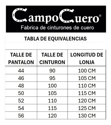 Cinturon Cinto Bufalo Toro Campo Cuero Marrón Lisa 115