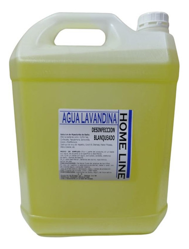 Agua Lavandina 10lts Blanquea Limpia Desinfecta