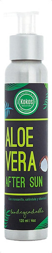 Gel post solar Kokos Organic PROTECCION SOLAR Aloe Vera After Sun de 120mL por 4oz