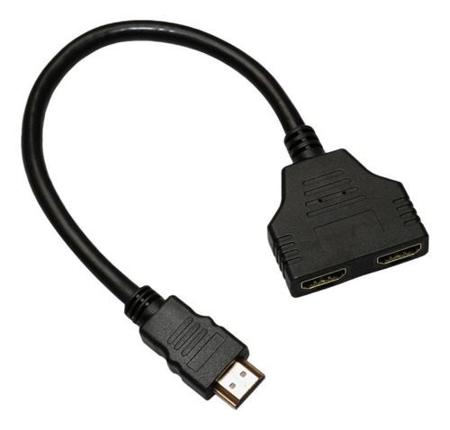 Cabo Divisor 1 Macho Para Duplo Hdmi 2 Fêmea Y Divisor Hd Lc