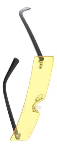 1pc Rectangular Frame Sunglasses Square Glasses Protection S
